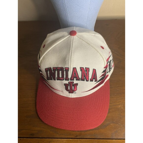 Vintage 90’s Diamond Cut  Hat Logo Athletic Indiana Hoosiers Excellent Condition - Picture 10 of 10